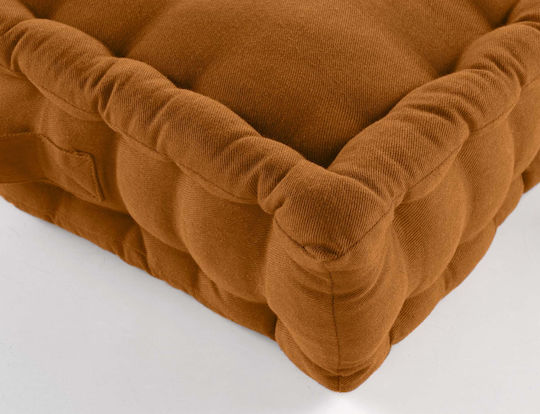 Douceur d'Intérieur Възглавница за Под Twily Camel Кафяв 50x50см