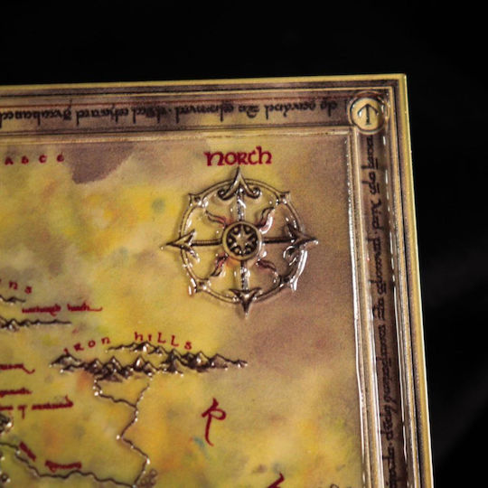 Lord Rings Metal Map Limited Edition