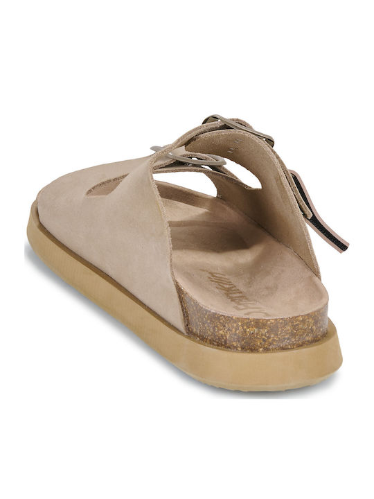 Vibe Women's Flat Sandals Brown