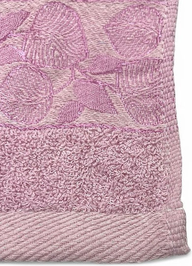 SpitiBazaar Προσώπου 50x90εκ. Ροζ Βάρους 400gr/m²