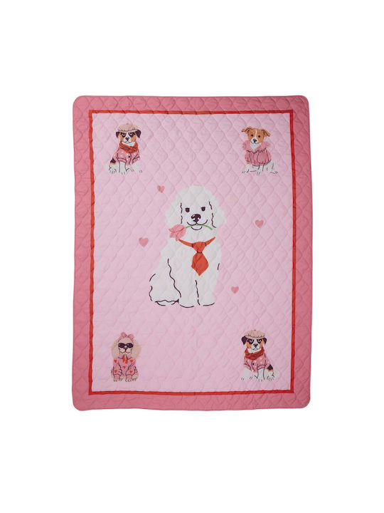 Das Home Kinderdecken Einzel 4938 Rosa 160x220cm