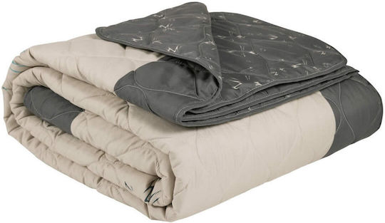 Das Home Kids Quilt Single Rock Style Beige Grey 160x220cm