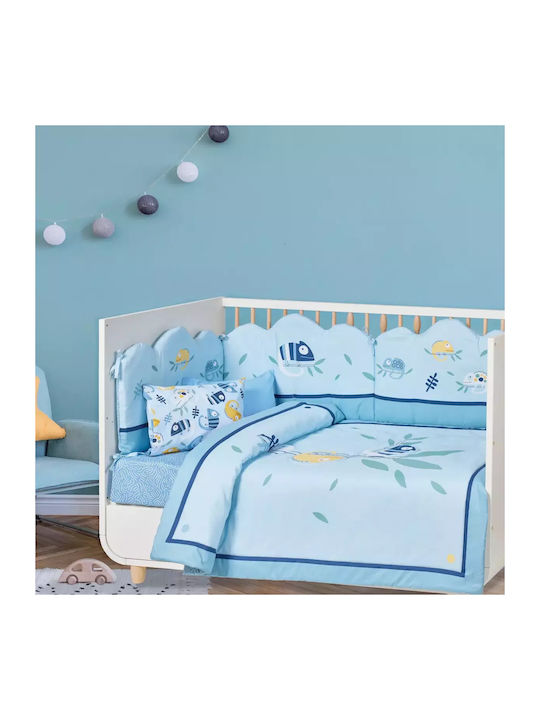 Das Home 4935 Βρεφικό Κουβερλί Microfiber Blue 110x150cm