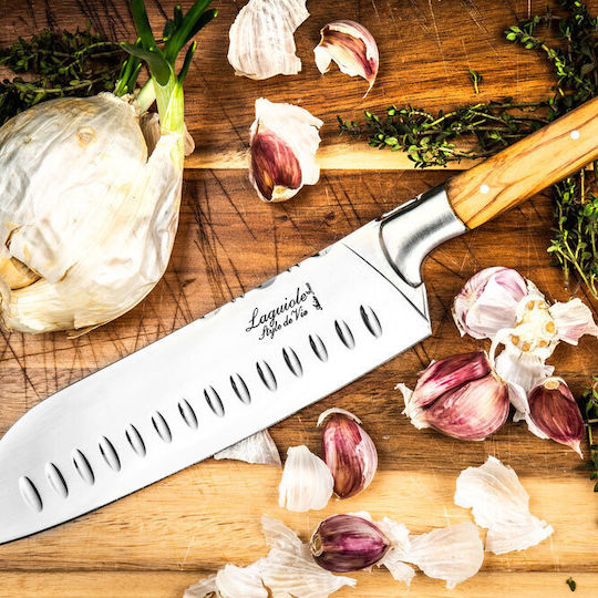 Laguiole Cuit Luxury Line Santoku Messer aus Rostfreiem Stahl