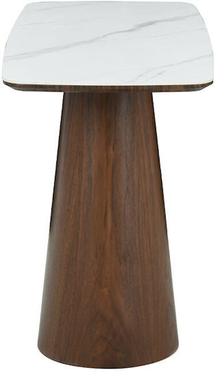 Totem Конзолна маса Walnut White Д120xШ50xВ76cm