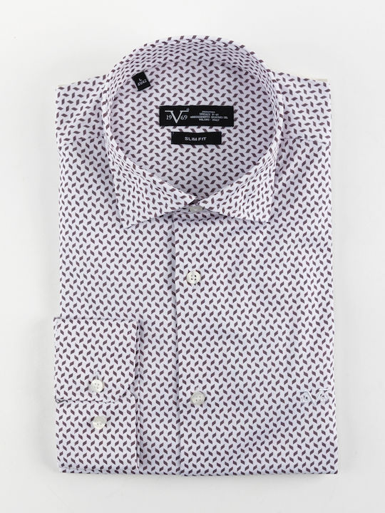 Long-sleeved Cotton Shirt Brown