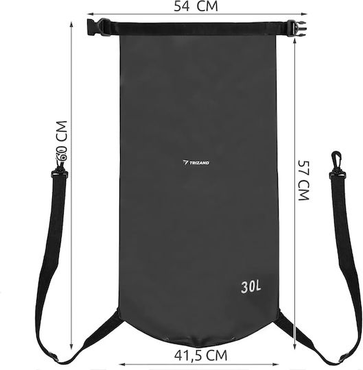 Waterproof Backpack Bag 30L Black
