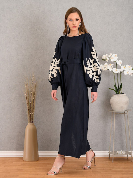 Maxi Dress for Wedding - Christening Blue