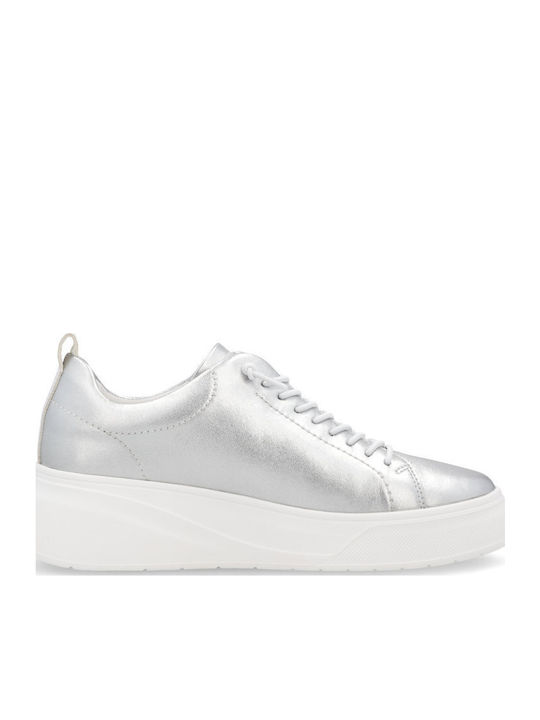 Damen Anatomisch Sneakers Silber