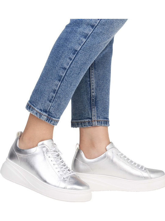 Damen Anatomisch Sneakers Silber