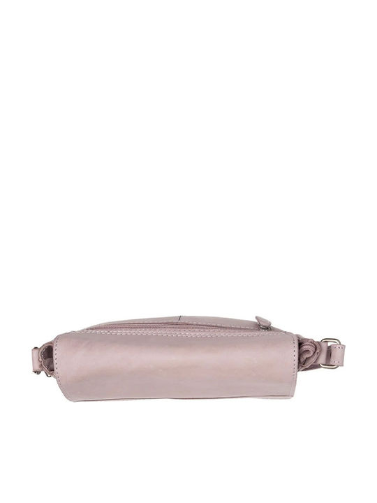 Leather Women's Bag Shoulder Lilac