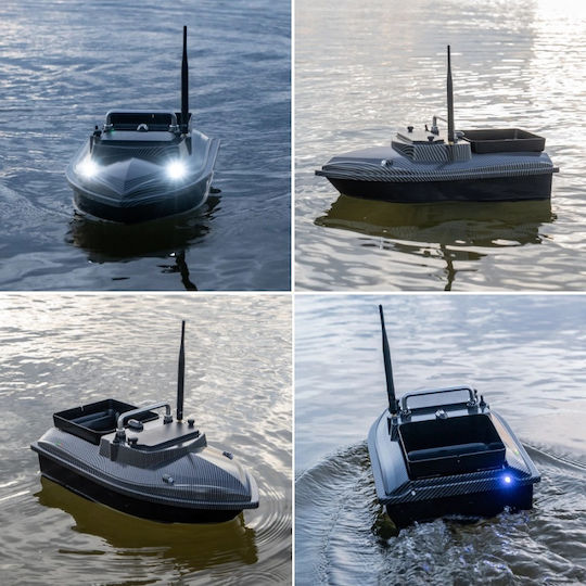 Barcă Plantat Nădit Momit Iuni U06 GPS 5200mAh 500m 2kg 10km/h Telecomandă 2.4GHz