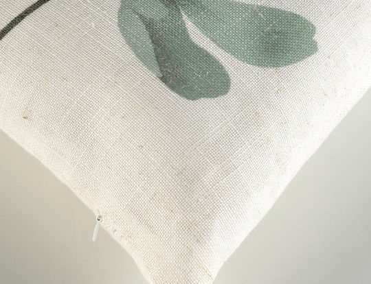 Douceur d'Intérieur Μαξιλάρι Καναπέ Palmiflore Green 45x45εκ.