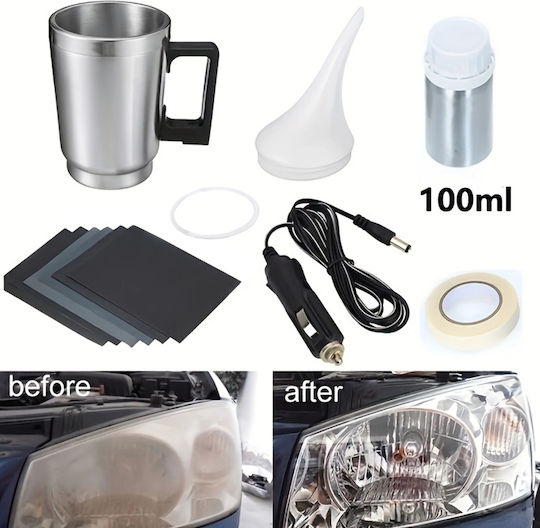 eBest Set Restoration of Car Headlights 100ml 8pcs