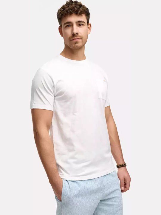Herrenblusen Kurzarm T-Shirt Weiß