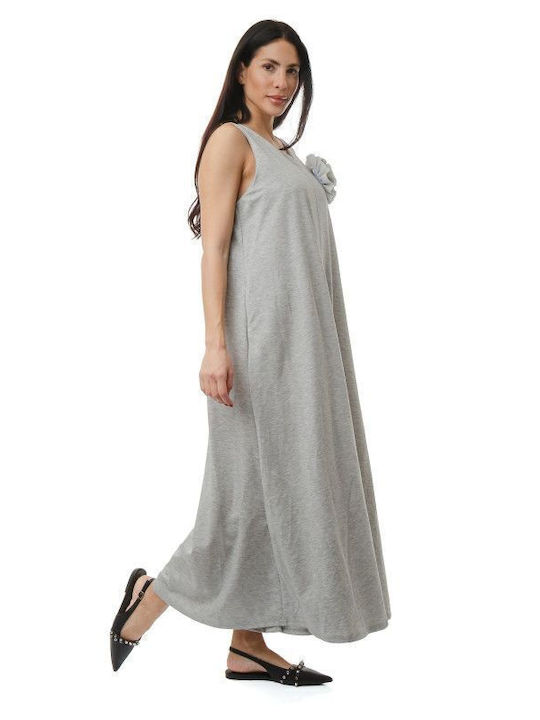 Women's Sleeveless One-piece Suit Grey