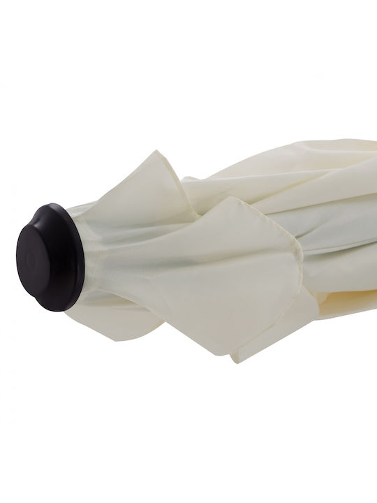 Square Aluminum Parasol Cambell Beige / Grey 1.8x2.7xH2.53m