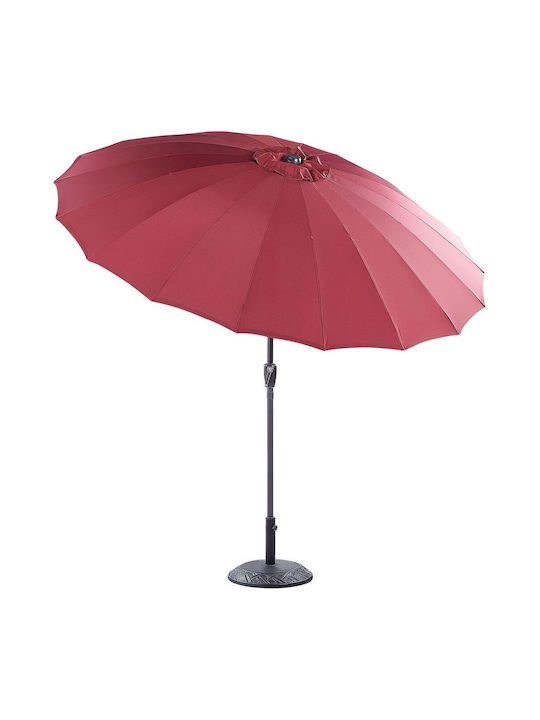 Umbrelă Rotundă Din Aluminiu Roșie Φ2.55m