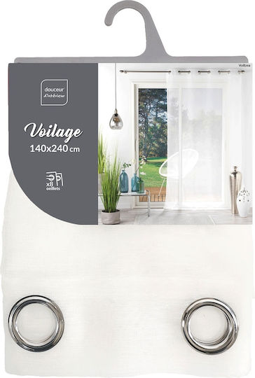 Douceur d'Intérieur με Τρουκς Λευκή 140x240εκ. Douceur d'Intérieur με Τρουκς Λευκή 140x240εκ.