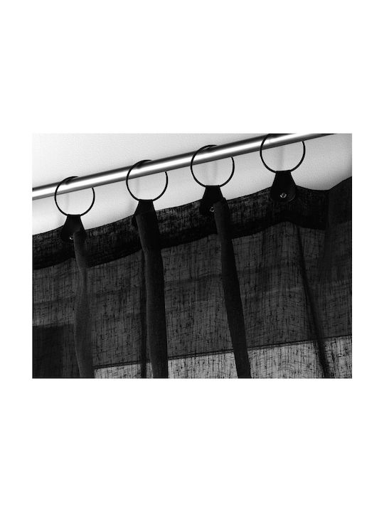 Douceur d'Intérieur Curtain with Grommet Black 140x240cm