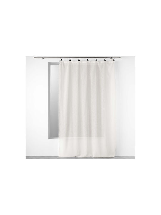 Douceur d'Intérieur Κουρτίνα με Τρουκς Λευκή 140x240εκ.