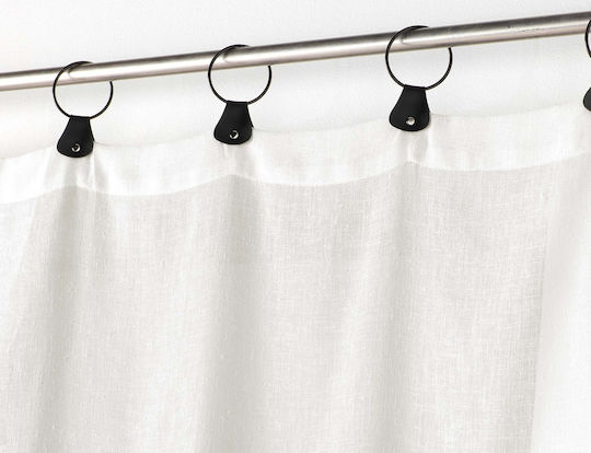 Douceur d'Intérieur Curtain with Grommet White 140x240cm