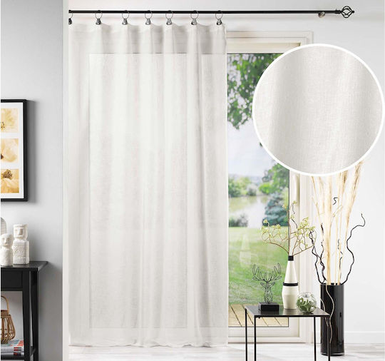 Douceur d'Intérieur Curtain with Grommet White 140x240cm