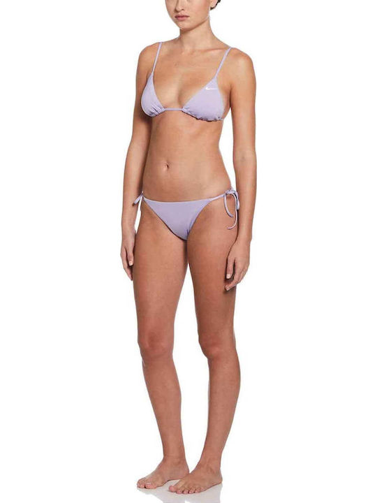 Bikini Slip Cu Dantelă Lila