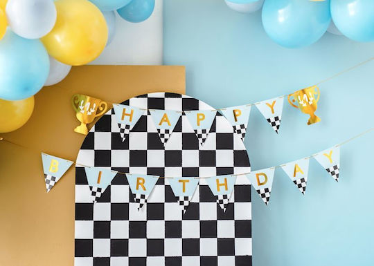 PartyDeco Happy Birthday Γιρλάντα για Party 250εκ.