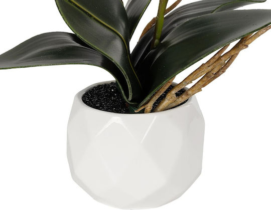 Globostar Artificial Garden Pink Orchid 21075 Διακοσμητικό Φυτό Ροζ Ορχιδέα Υ30cm