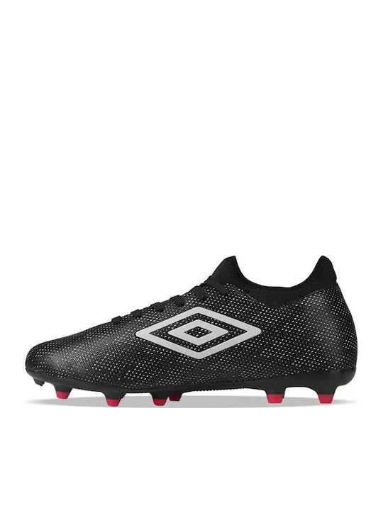 Umbro Veloce Lt Ποδοσφαιρικά Παπούτσια με Τάπες FG Μαύρα
