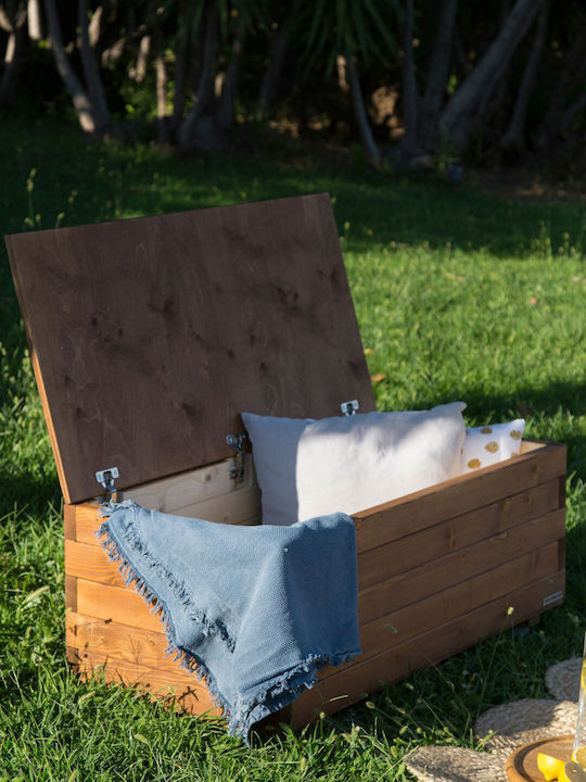 Woodware Μπαούλο Αποθήκευσης Εξωτερικού Χώρου 71.0304 Ξύλινο Μ100xΠ50xΥ40εκ.