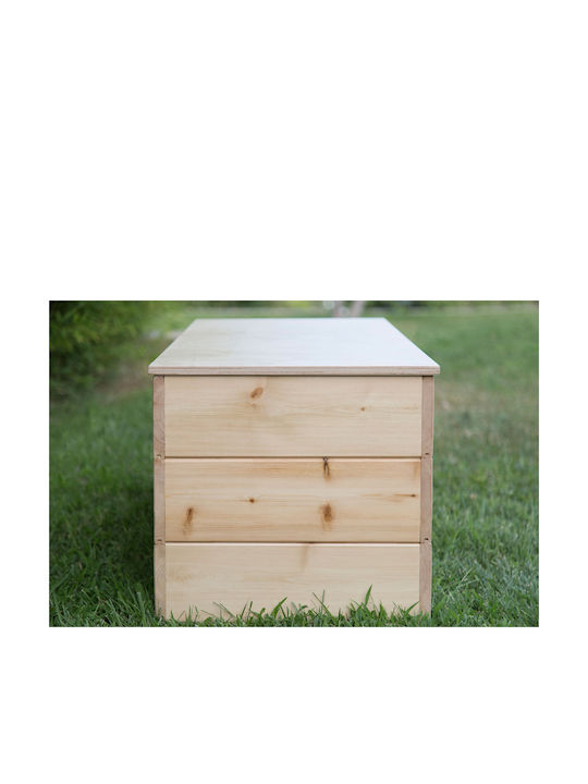 Woodware Outdoor Storage Box 0 Brown L110xW45xH45cm