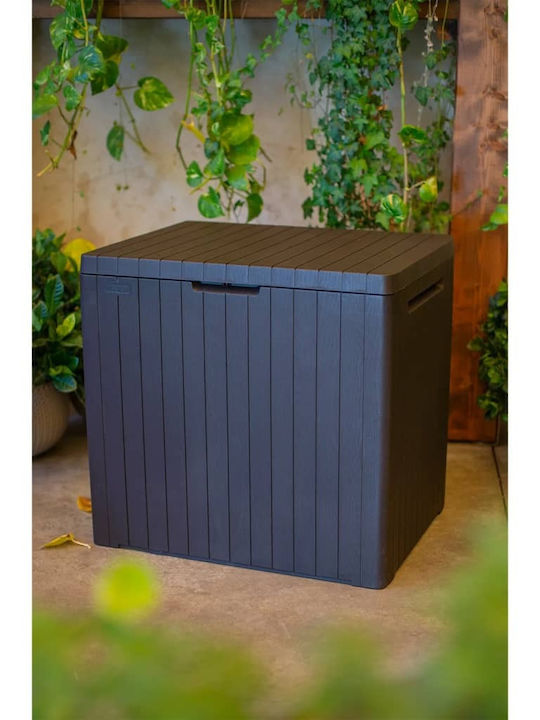 Keter Outdoor Storage Box City 113lt Gray L58xW45xH56cm