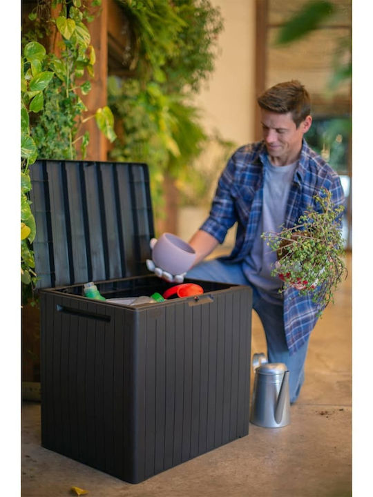 Keter Outdoor Storage Box City 113lt Gray L58xW45xH56cm