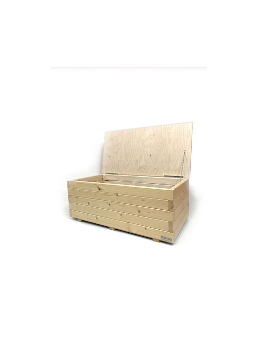 Woodware Outdoor Storage Box Brown L110xW45xH40cm