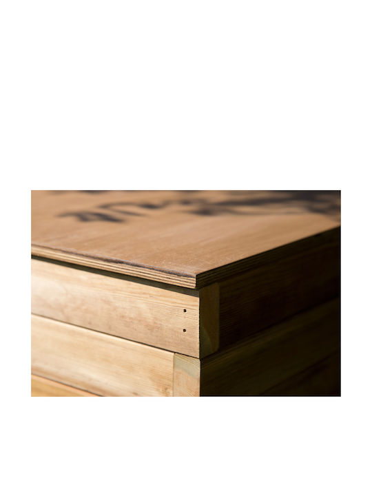 Woodware Cutie de depozitare pentru exterior Lemn L100xW50xH40buc