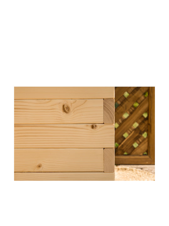 Woodware Outdoor Storage Box Brown L110xW45xH40cm