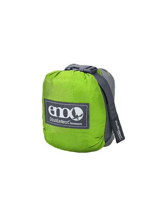 Eno Doublenest Parachute Double Hammock Chartreuse / Gray 290x192cm
