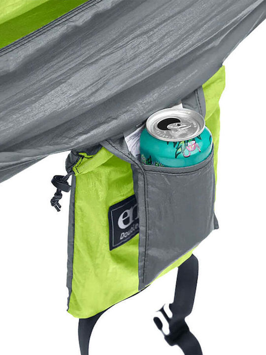 Eno Doublenest Parachute Double Hammock Chartreuse / Gray 290x192cm