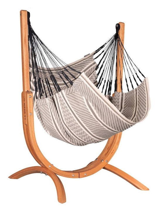 Showood Αιώρα-Κάθισμα Υφασμάτινη Μπεζ 125x180x115εκ. Showood Αιώρα-Κάθισμα Υφασμάτινη Μπεζ 125x180x115εκ.