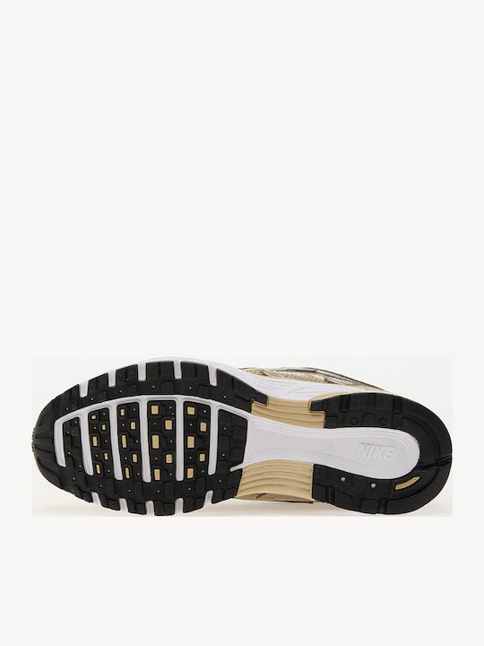 P-6000 Дамски Маратонки Gld White / Black-grain-mtlc Gold Grain