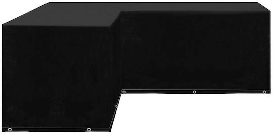 vidaXL Waterproof Protective Sofa Cover 250x250x90cm In Black Color