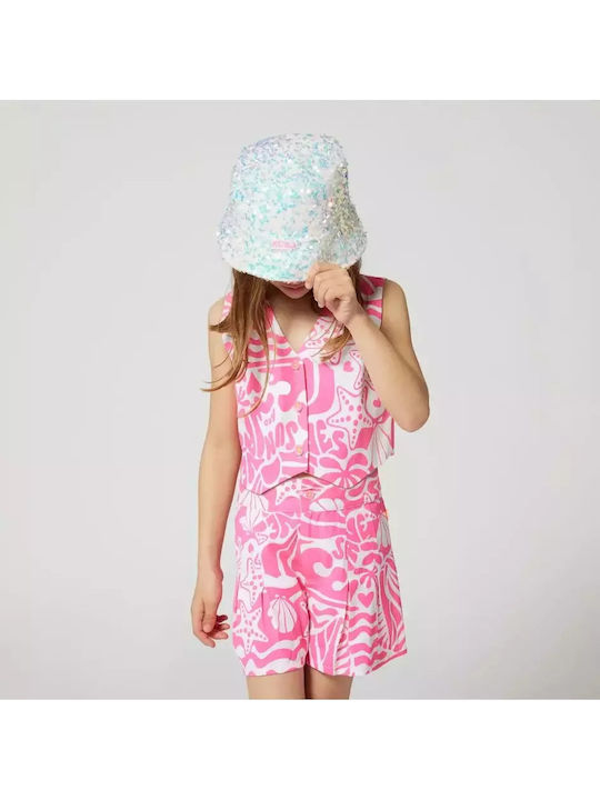 Kinderveste Baumwolle fuchsia