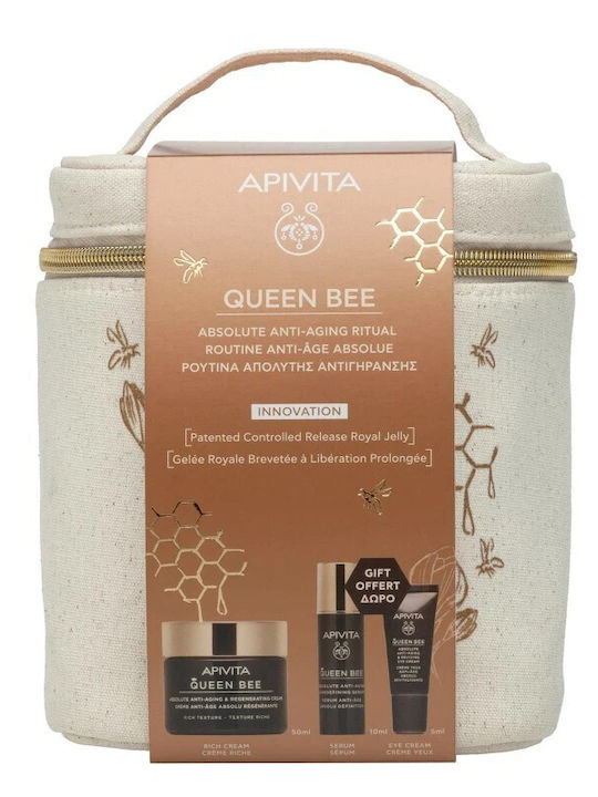 Apivita Queen Bee Skin Care Set for Αnti-ageing, Moisturizing & Firming Apivita Queen Bee Skin Care Set for Αnti-ageing, Moisturizing & Firming