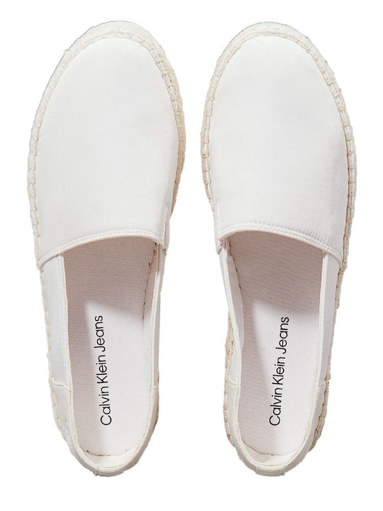 Women's Fabric Espadrilles White