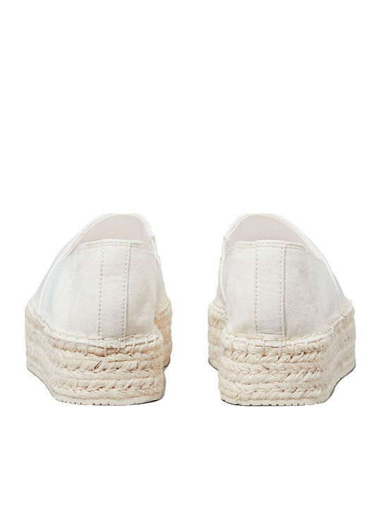 Women's Fabric Espadrilles White