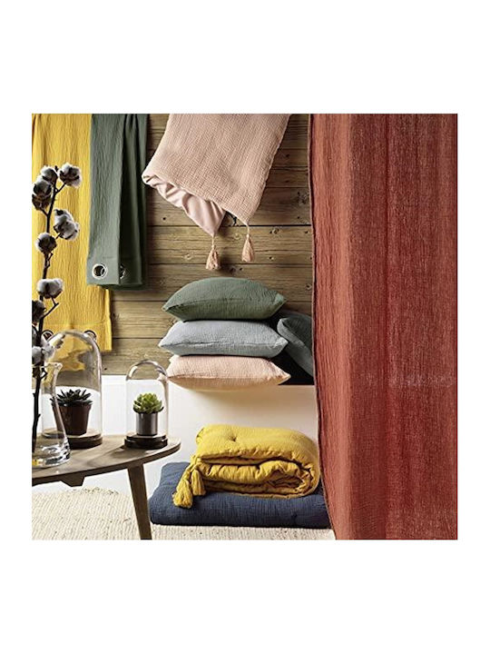 Douceur d'Intérieur Duvet Cover Set Cotton Queen with 2 Pillowcases 220x240 Angelia Terracotta