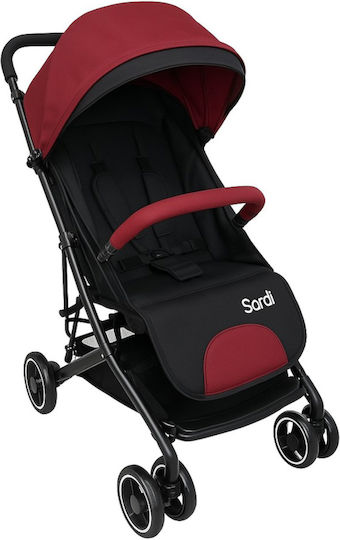 Beboulino Sordi Baby Stroller Suitable from 6+ Months Red 6kg