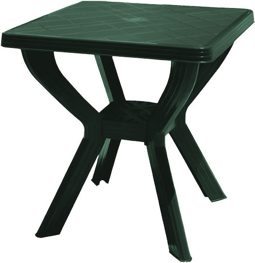 Tisch für kleine Außenbereiche Stabil Skiathos Green 70x70x70cm